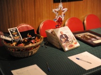 Silent Autction table